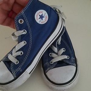 Converse Blue high tops